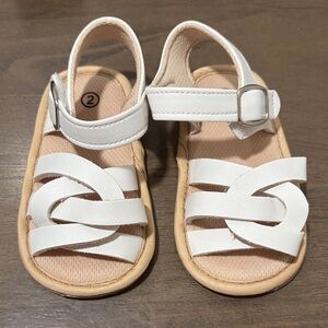 White Toddler Girl Sandals